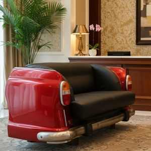 Ensemble de canapés en bois de style automobile moderne, confortable et durable, pour salon, sièges de luxe, décoration - Product Image 3