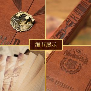 Pour <span class=keywords><strong>Harry</strong></span> cahier à couverture rigide <span class=keywords><strong>Potter</strong></span> Golden Snitch Design cuir dur de qualité supérieure avec charnière à Double colle Journal de boîte-cadeau en alliage de Zinc - Product Image 3