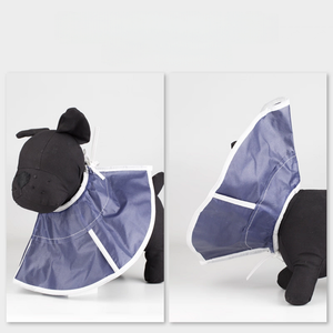 <span class=keywords><strong>Collar</strong></span> Isabelino Ecológico de Borde Suave para Perros y Gatos, Patrón Sólido, Reutilizable, de Tela No Tejida, Estilo Clásico con Decoración de Plumas - Product Image 2