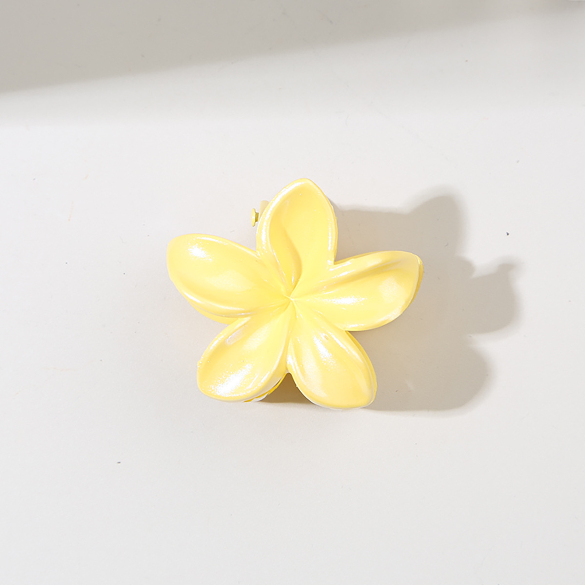 #3 สีเหลืองมะนาว--ดอกลีลาวดี 4.5 ซม