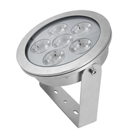 Focos LED Sumergibles de Acero Inoxidable 316L, 100W, IP68, COB DMX RGBW, Nuevo Diseño, Blanco Cálido, para Fuentes