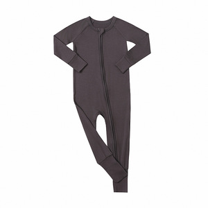 Vente en gros Grenouillère en fibre de bambou pour bébé Pyjama style décontracté pour l'automne - Product Image 6