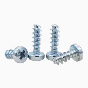 Vis autotaraudeuse LeGood M3.5X8mm en acier au carbone zingué avec tête de bouton Phillips Système de mesure métrique en plastique - Product Image 4