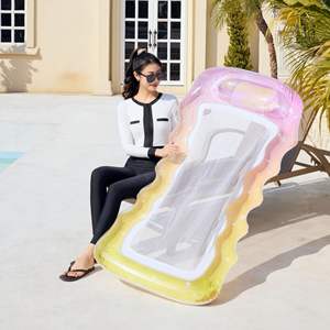 Sillón Flotante Inflable, Sofá Acuático de PVC con Diseño de Arcoíris y Cielo Estrellado, Tumbona para Piscina, Talla Adulto XLG-79 - Product Image 3