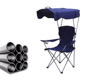Chaise pliante portable d'extérieur en Oxford 600D, chaise de plage pliante, chaise longue de pêche avec auvent et parasol - Product Image 1