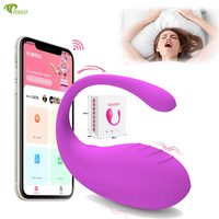 Multifunktionaler APP-gesteuerter Tragbarer Bullet-Vibrator mit 10 Frequenzen für Klitorale Stimulation, 100% Wasserdicht