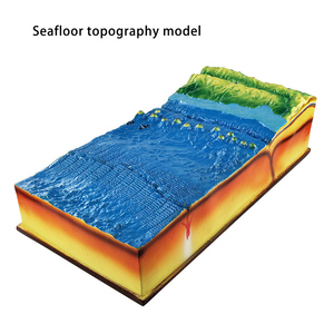 Varios modelos de relieve, material didáctico geológico, equipo de Geografía de escuela secundaria y superior Modelo de Topografía del fondo marino - Product Image 2