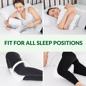 Standard Orthopedic Wedge Leg Pillow for Sleeping Lower Back Pain Contour Knee Pillow for Side Sleepers - Product Image 5