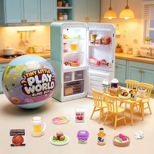 Mini Frigorifero Luminoso per Giochi di Ruolo con Sfera Misteriosa, Meraviglie Infantili, Divertenti Giocattoli Fai-da-Te, Set da Collezione Carino e Trendy - Product Image 1