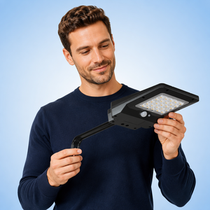 Lampe solaire tout-en-un pour rue, 4W, lampe de sécurité LED extérieure, allumage et extinction automatiques, du crépuscule à l'aube, IP65, garantie de 3 ans - Product Image 3