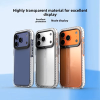 Coque de téléphone portable 3-en-1 Plus pour 17 TPU+PC+TPE, antichoc, transparente, résistante aux chutes