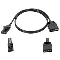 Câble de synchronisation ARGB RGB D3992, adaptateur 3 broches vers 4 broches pour le contrôle de l'éclairage de la carte graphique, ordinateur PC