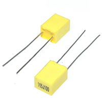 Condensateurs de Film, 63V 100v, 102j 103j 104j 105j 1000pf 10nf 100nf 1uf CL23