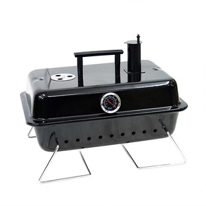 Ke Yong Portable Charcoal BBQ Grill With Thermometer Folding Legs Outdoor Oven For 3-5 People - Product Image 3