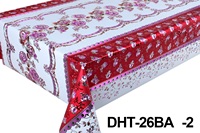 Nappes de table d'événement en plastique épais imperméables et résistantes à l'huile, pliables au crochet, pour anniversaire d'enfants, avec logo pour mariage