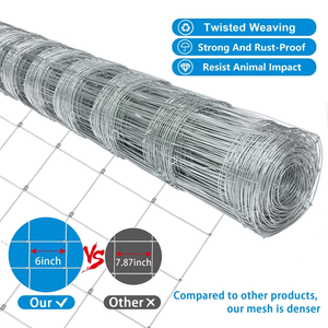 Dễ dàng cài đặt mạ kẽm gia súc hàng rào chăn nuôi dây điện lưới hàng rào CuộN Doanh lĩnh vực trang trại hàng rào cho đồng cỏ - Product Image 3