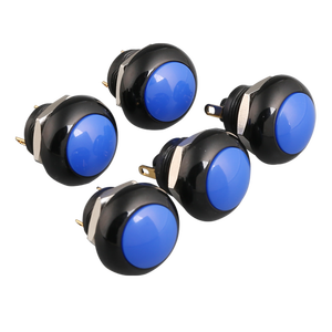 HBAN IP68防水12mmブループラスチックドームプッシュボタンスイッチCE UL認定医療、食品産業用制御 - Product Image 3