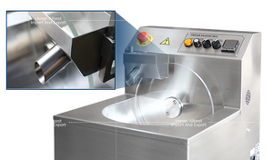 Nhiệt độ điều chỉnh 24kg 30kg sô cô la enrobing Maker sô cô la lớp phủ làm cho máy móc sô cô la ủ máy - Product Image 3