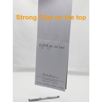 Custom A5 Lista de compras de comestibles Bloc de notas Set Impreso Encuadernación de hojas sueltas con cubierta de papel de Bolígrafo De Metal