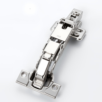 Charnière de meuble 3D réglable 155 mm à double amortisseur hydraulique à fermeture douce pour cuisine, hôpital, salon, villa, maison - Vente chaude