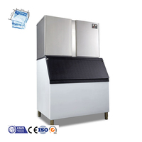 Máquina para hacer cubitos de hielo comercial, alta eficiencia, 750kg, fabricante de hielo industrial para equipos de restaurante