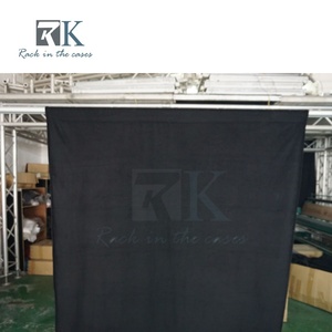 Kit de telón de fondo de alta calidad y fácil instalación con tubos y cortinas para stand de ferias comerciales y decoración de bodas - Product Image 4