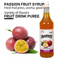 1L vente en gros de matériaux de thé à bulles aromatisé au fruit de la passion boisson enzymatique complexe thé au lait spécial