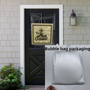 Corte láser moderno 'He Is Risen' Decor Sign Frase Christian Catholic Home & Community Centers Pascua Cumpleaños Boda Bodegón - Product Image 6