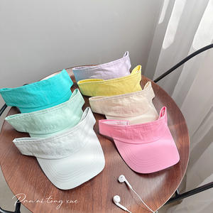 Gorra con visera para niños, sombrilla ligera, sombrero unisex transpirable de verano, ala plana, fibra de poliéster - Product Image 5