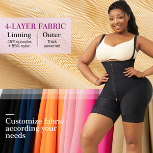 Venta al por mayor Etapa 1 Fajas Post Operatorias Tela médica Corte 3D Levantador de glúteos Faja colombiana Fajas para mujeres - Product Image 2