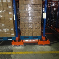 Système de rayonnage à navette radio pour palettes à usage intensif pour le stockage en entrepôt à haute densité et FIFO LIFO