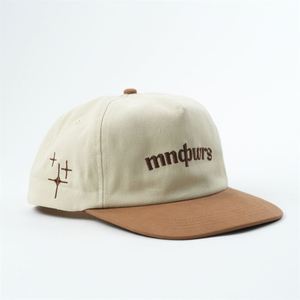 Gorra de 5 Paneles Sin Estructura de Alta Calidad con Logotipos Bordados Personalizados, Banda Absorbente y Cinta Interior de Alta Calidad - Product Image 2