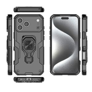 Funda de teléfono blindada Panther <span class=keywords><strong>II</strong></span> para <span class=keywords><strong>iPhone</strong></span> 17 <span class=keywords><strong>Pro</strong></span> <span class=keywords><strong>Max</strong></span> 17 Air 16 15 <span class=keywords><strong>Pro</strong></span> <span class=keywords><strong>Max</strong></span> 14 <span class=keywords><strong>Pro</strong></span> 13 TPU PC, funda híbrida con soporte de anillo a prueba de golpes - Product Image 3