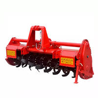 Cultivador Rotatorio de Alta Eficiencia Accionado por Toma de Fuerza para Tractor, Mini Rotocultivador, Rotovator para Tractor con Caja de Cambios Estable