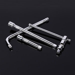 Universal Joint <b>Socket</b> Adapter 45 Steel Chrome Plated Telescopic Steering Wrench Joint Thickened For Mechanical Repair - Product Image 1