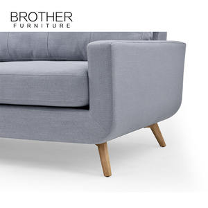 Estilo americano de mediados de siglo canapé moderno en forma de l sofá seccional muebles de sala - Product Image 4