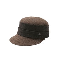 Casquette Gavroche en Mélange de Laine pour Femme, Chapeau Équestre à Calotte Plate Plissée, Casquette Rétro Vintage Bec de Canard, Style Coréen