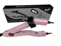 Kit d'outils professionnels personnalisés pour extensions de cheveux à la kératine, fer à fusionner pour salon, marque privée