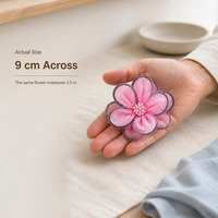 Nouvelles Fleurs en Tissu Gaze pour Cheveux d'Enfants, Accessoires DIY, 15 Couleurs, Style Européen et Américain, Quatre Saisons, Haolilian