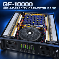 Amplificateur de puissance professionnel 2U 4 canaux classe H 4x1000W pour événements extérieurs, DJ, scène, équipement sonore PA
