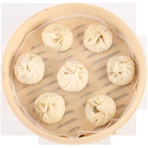 Baby gấu tre thân thiện với môi hấp tre lót tái sử dụng tất cả các mục đích nồi giỏ 10-inch tự nhiên xô nấu ăn thủ công - Product Image 3