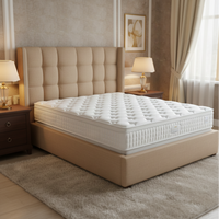 Matelas à ressorts Euro Top Jiabaijia à forte charge, certifié, sur mesure, prix économique pour appartement et projets commerciaux