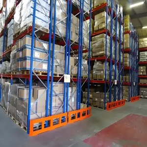 Personalizado <span class=keywords><strong>1</strong></span> tonelada de almacenamiento de almacén ajustable doble plataforma profunda estante unidad montacargas fabricante estante de acero - Product Image 3