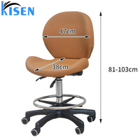 Kisen Foshan Fabrik weiß schwarz braun rosa Techniker Stuhl bling Vetusta Pediküre Spa Hocker mit Fuß stütze zu verkaufen