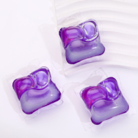 Capsules et billes de lessive antibactériennes nettoyantes en profondeur au parfum floral pour vêtements