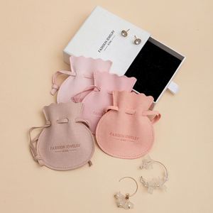 Bolsas de Regalo y Cajas de Joyería con Cordón y Logotipo Personalizado de Fábrica, Bolsas de Joyería de Microfibra con Almohadilla Insertada - Product Image 2
