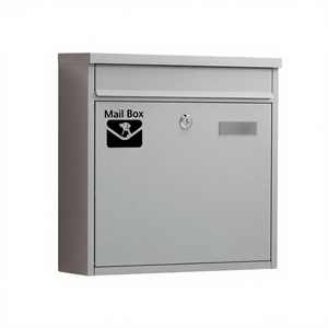 Boîte aux lettres murale en acier galvanisé antivol, design étanche, finition thermolaquée, avec serrure, pour utilisation en appartement - Product Image 3