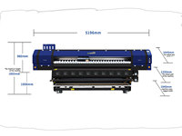 Imprimante de transfert par sublimation haute vitesse FD5328E 420 ㎡ Têtes d'impression /h 8 I3200-A1 pour tissu polyester
