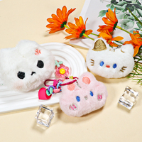 Porte-clés en peluche personnalisé, mascotte de dessin animé kawaii, poupée de célébrité, jouet en coton doux, animal en peluche recyclable, produit promotionnel