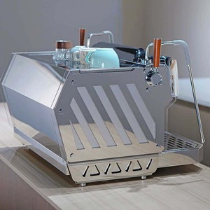 Commercial Semi-Automatic Electric Programmable Espresso <b>Machine</b> 110V with 9 Bar Pressure and Two Heads - Product Image 6